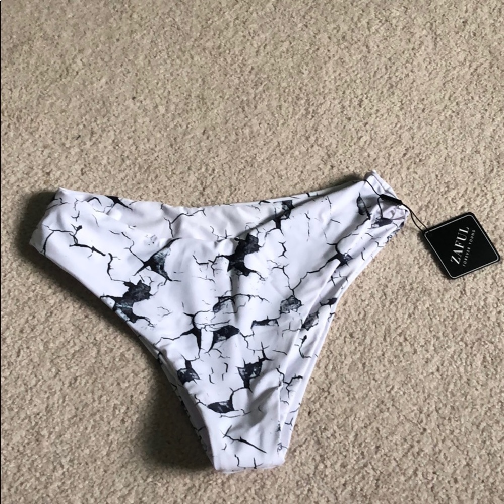 Marble bikini bottoms